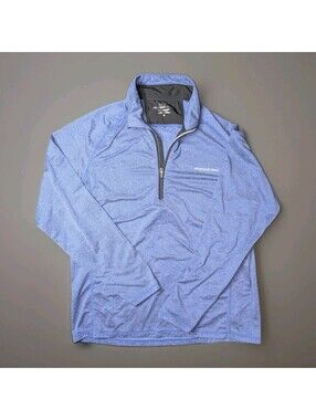 Vineyard Vines Performance Quarter Zip Medium Blue